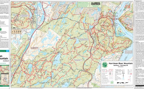 Trail Conference Maps on an