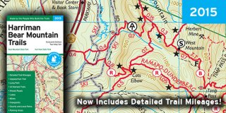 Harriman-Bear Mountain Trails map set, 2015