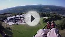 Paraglider: Top landing at bar/lodge :)
